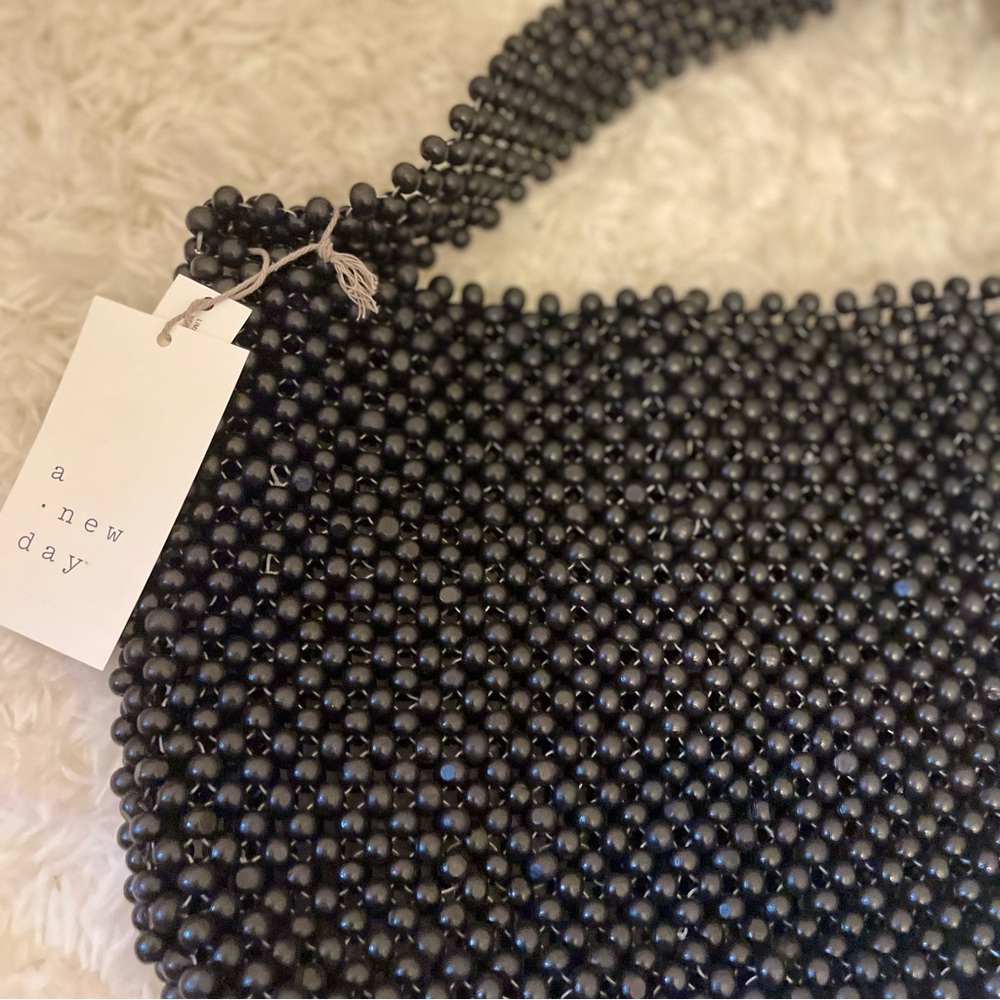 Black Beaded Bag A New Day - Picture 2 of 8